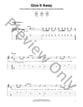 Give It Away Guitar and Fretted sheet music cover